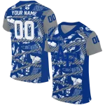 custom air force falcons camo shatter blue jersey best selling