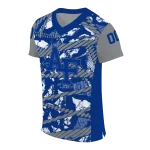 custom air force falcons camo shatter blue jersey best selling
