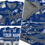 custom air force falcons camo shatter blue jersey best selling