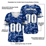 custom air force falcons camouflage abstract blue jersey best selling