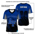 custom air force falcons halftone flow blue black jersey best selling
