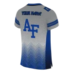 custom air force falcons halftone sweep grey black jersey best selling