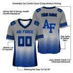 custom air force falcons halftone sweep grey black jersey best selling