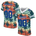 custom air force falcons horizon palm sunset jersey best selling