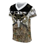 custom akron zips antler skull camouflage hunting jersey best selling