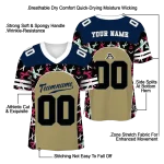 custom akron zips brushstroke xs gold black jersey best selling