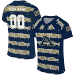 custom akron zips layered grids blue jersey best selling