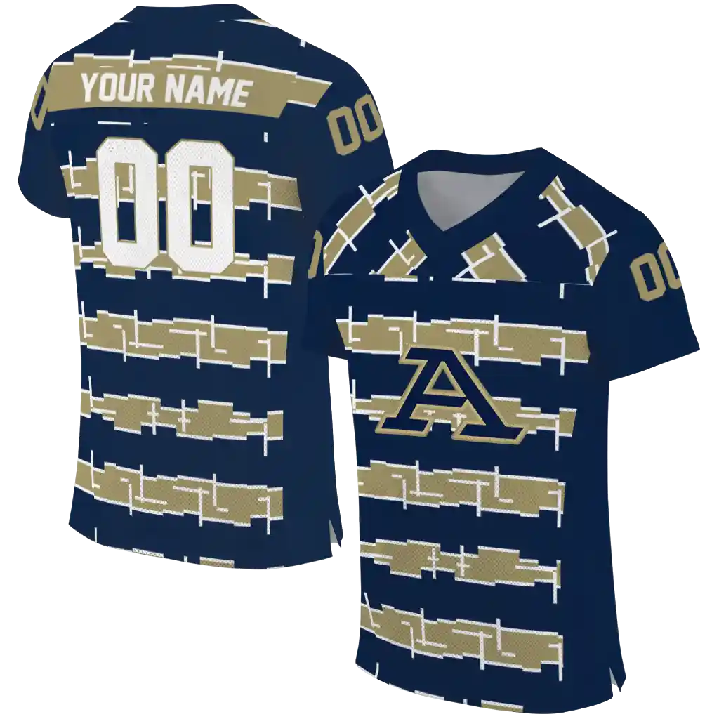 custom akron zips layered grids blue jersey best selling custom akron zips layered grids blue jersey best selling