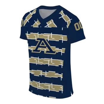 custom akron zips layered grids blue jersey fashion forward