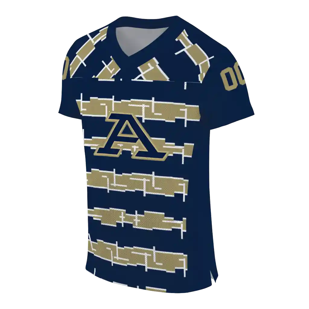 custom akron zips layered grids blue jersey fashion forward custom akron zips layered grids blue jersey fashion forward