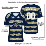 custom akron zips layered grids blue jersey best selling