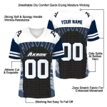 custom akron zips tire arrows blue black white jersey best selling