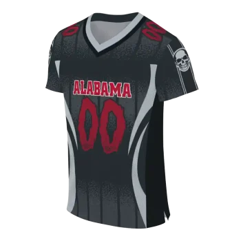 custom alabama crimson tide dynamic dots gray jersey fashion forward