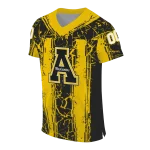 custom appalachian state mountaineers rugged stripes black jersey best selling
