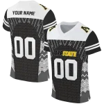 custom appalachian state mountaineers tire arrows black white jersey best selling