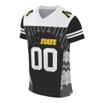 custom appalachian state mountaineers tire arrows black white jersey best selling