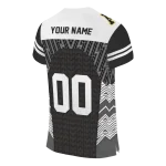 custom appalachian state mountaineers tire arrows black white jersey best selling