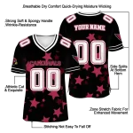 custom arizona cardinals star cluster black jersey best selling
