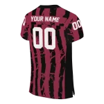 custom arizona cardinals stripe splatter red jersey best selling