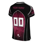 custom arizona state sun devils halftone slant maroon black jersey best selling