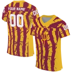 custom arizona state sun devils stripe splatter maroon jersey best selling