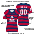 custom arizona wildcats art stripe red jersey best selling