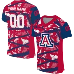 custom arizona wildcats camo shatter red jersey best selling