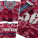 custom arizona wildcats camouflage abstract red jersey best selling