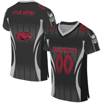 custom arkansas razorbacks dynamic dots white jersey best selling