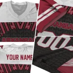 custom arkansas razorbacks tire arrows red black white jersey best selling