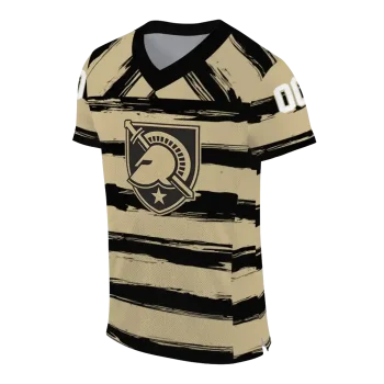 custom army black knights art stripe gold jersey fashion forward