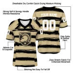 custom army black knights art stripe gold jersey best selling