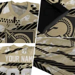 custom army black knights camo shatter gold jersey best selling