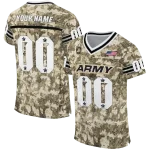custom army black knights camouflage abstract gold jersey best selling