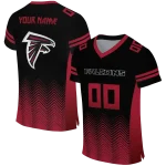custom atlanta falcons halftone sweep black jersey best selling
