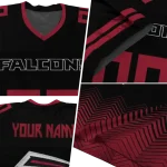 custom atlanta falcons halftone sweep black jersey best selling
