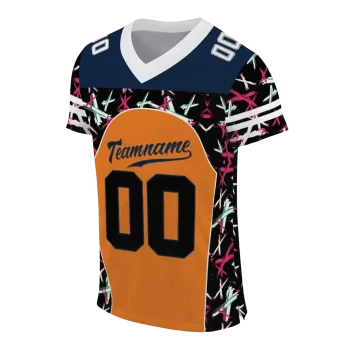 custom auburn tigers brushstroke xs orange black jersey fashion forward