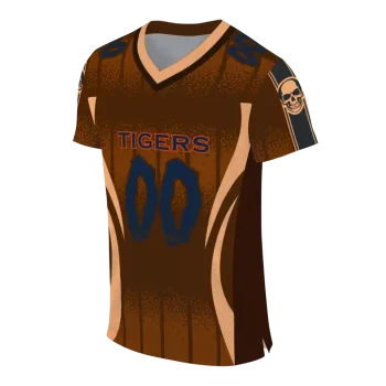 custom auburn tigers dynamic dots orange jersey fashion forward