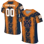 custom auburn tigers rugged stripes navy blue jersey best selling