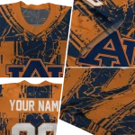 custom auburn tigers rugged stripes navy blue jersey best selling