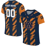 custom auburn tigers stripe block navy blue jersey best selling