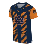 custom auburn tigers stripe block navy blue jersey best selling