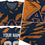 custom auburn tigers stripe block navy blue jersey best selling