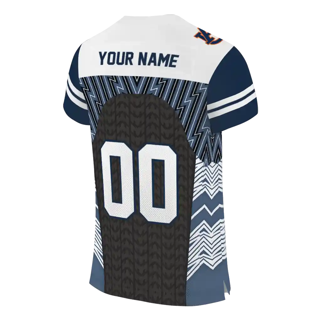 custom auburn tigers tire arrows navy blue black white jersey high quality custom auburn tigers tire arrows navy blue black white jersey high quality