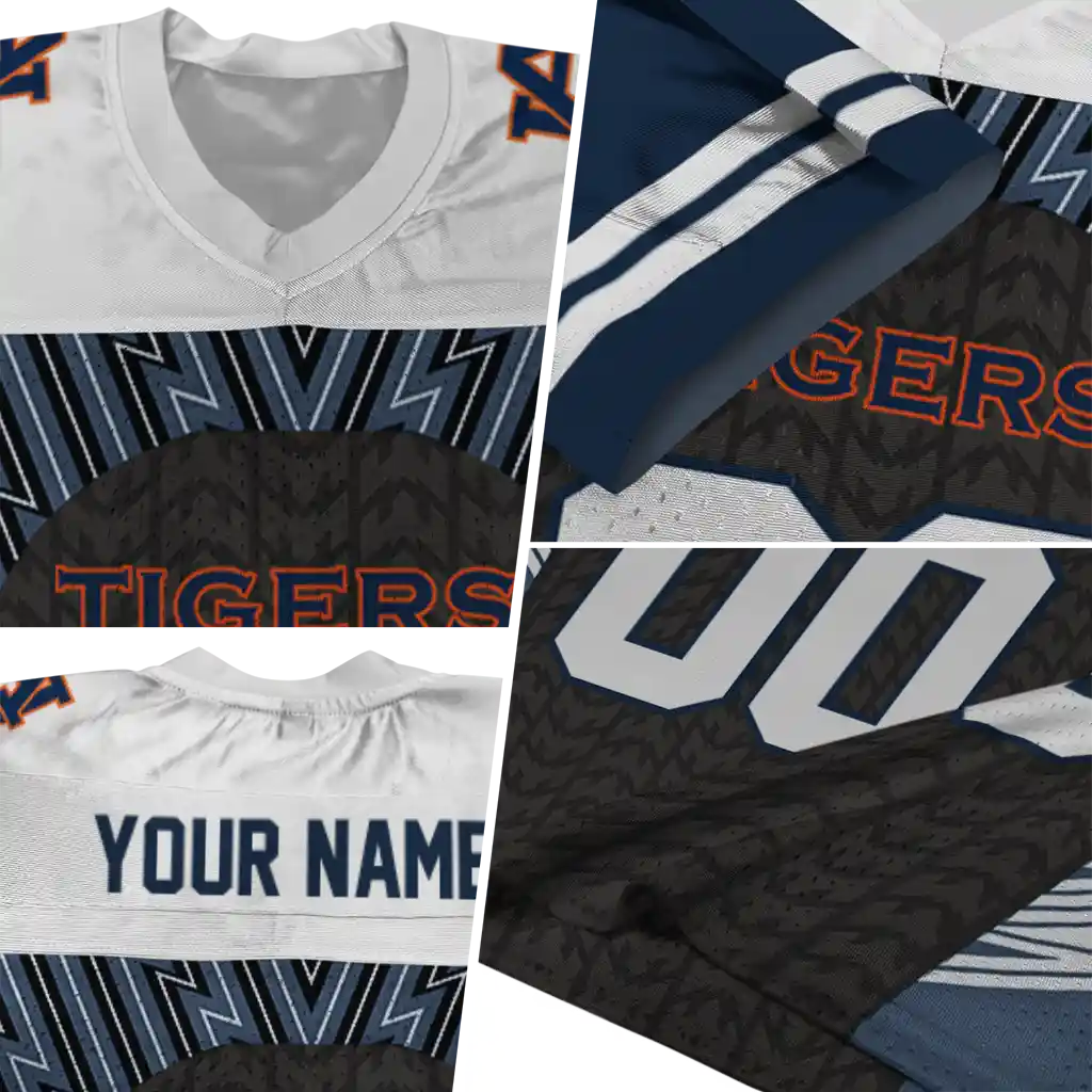 custom auburn tigers tire arrows navy blue black white jersey new arrival custom auburn tigers tire arrows navy blue black white jersey new arrival