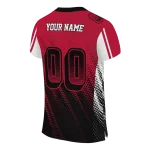 custom ball state cardinals halftone flow red black jersey best selling
