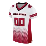 custom ball state cardinals halftone sweep white black jersey best selling
