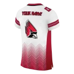 custom ball state cardinals halftone sweep white black jersey best selling