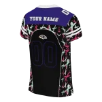 custom baltimore ravens brushstroke xs black jersey best selling