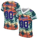 custom baltimore ravens horizon palm sunset jersey best selling